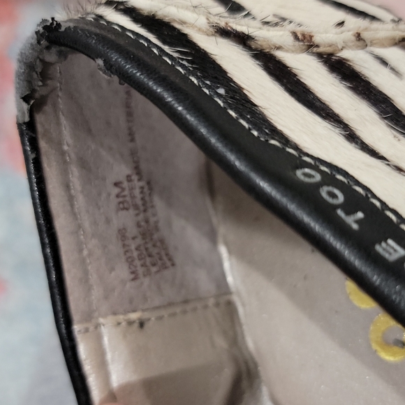 Me Too zebra print flats - Picture 4 of 5